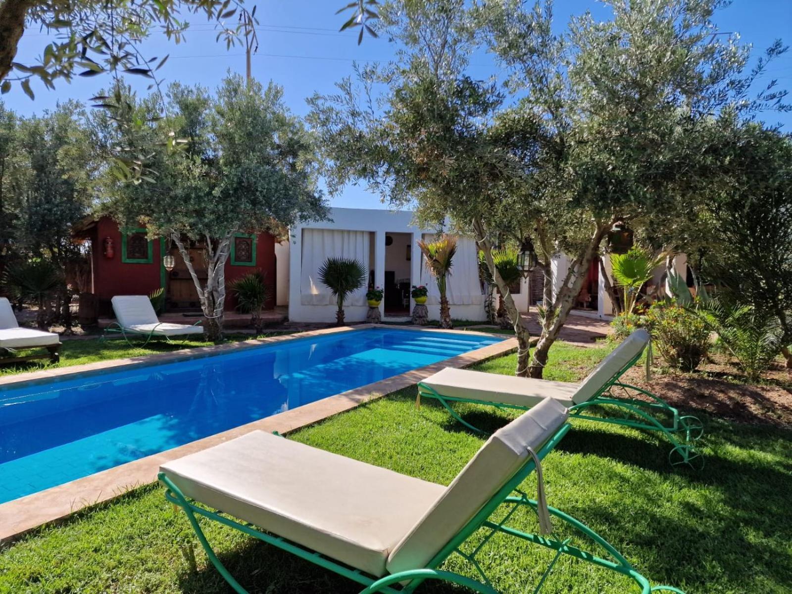 Manzal Lahbab, 2Villas 2Bungalows 2Piscines Et Jardins Ouled Jelal Kültér fotó
